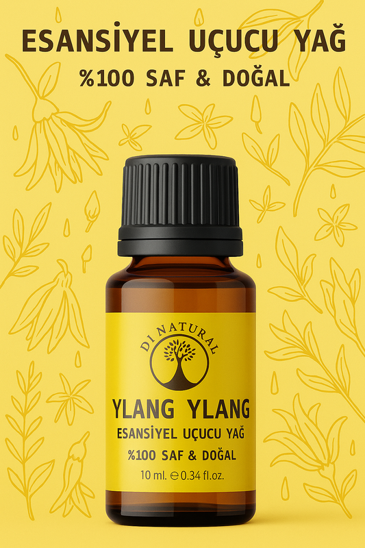 Ylang-Ylang Uçucu Yağ %100 Saf Doğal Esans Buhurdanlık Difüzör Oda Esansı 10 ml