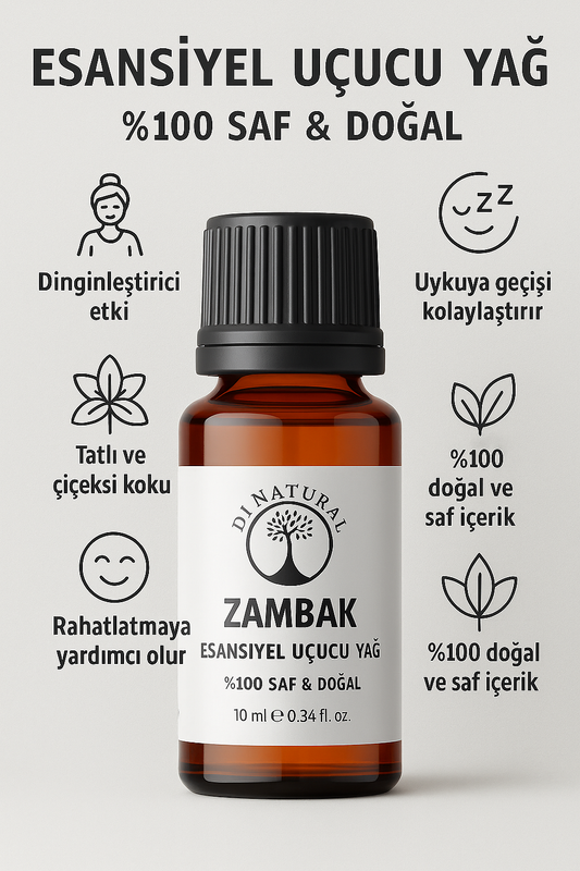 Zambak Uçucu Yağ %100 Saf Doğal Esans Buhurdanlık Difüzör Oda Esansı 10 ml
